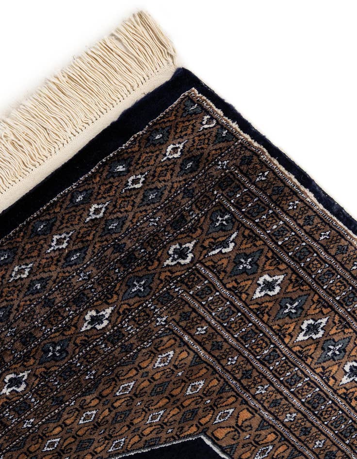 Detail image of  4' x 6'  Hand Knotted Bokhara Oriental Rug