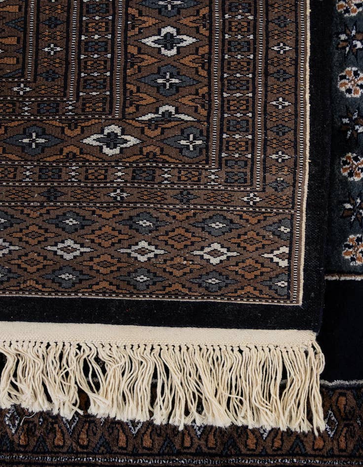 Detail image of  4' x 6'  Hand Knotted Bokhara Oriental Rug