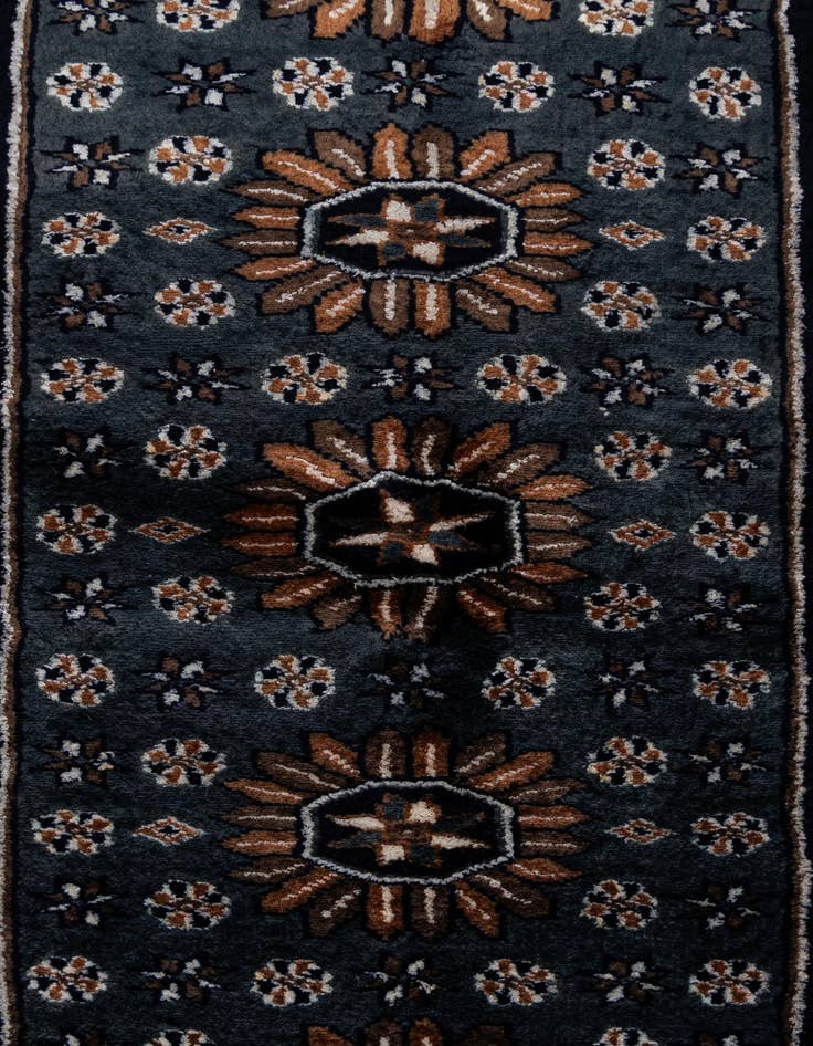 Detail image of  4' x 6'  Hand Knotted Bokhara Oriental Rug