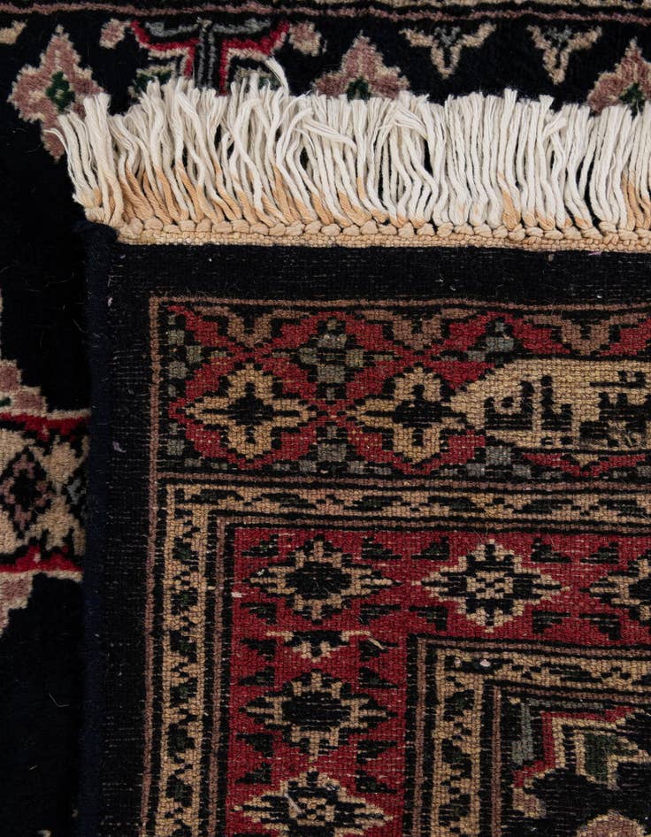Detail image of  2' 2 x 3'  Hand Knotted Bokhara Oriental Wool Rug