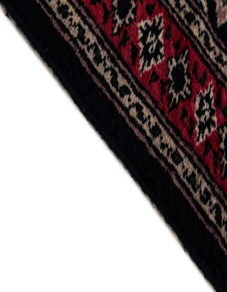 Detail image of  2' 2 x 3'  Hand Knotted Bokhara Oriental Wool Rug