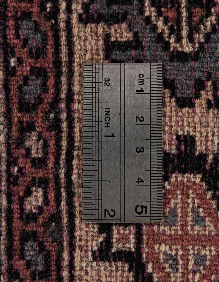 Detail image of  4' 2 x 6' 3  Hand Knotted Bokhara Oriental Wool Rug