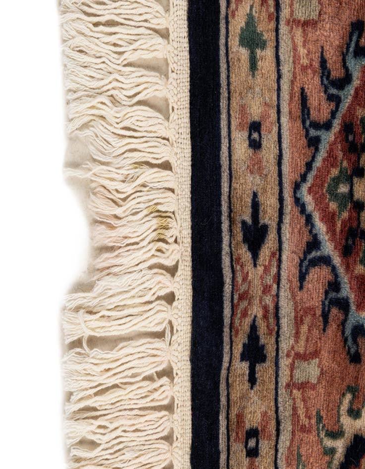 Detail image of  4' 5 x 6'  Hand Knotted Bokhara Oriental Wool Rug