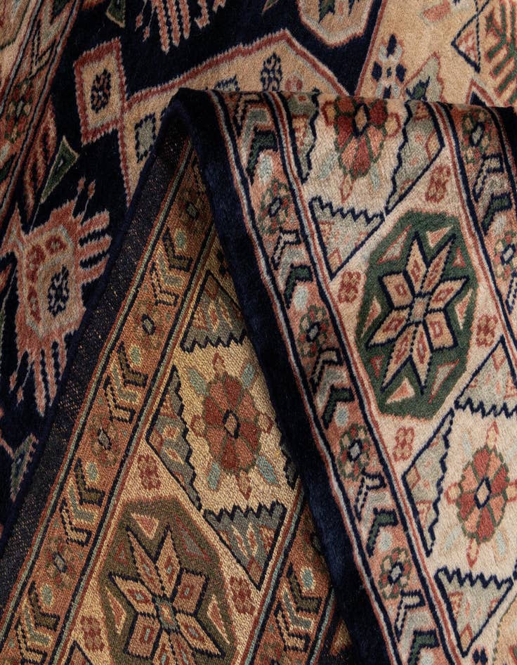 Detail image of  4' 5 x 5' 11  Hand Knotted Bokhara Wool Rug