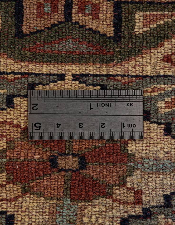 Detail image of  4' 5 x 5' 11  Hand Knotted Bokhara Wool Rug