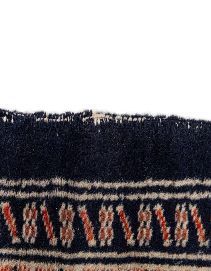 Detail image of  7' x 9' 11  Hand Knotted Bokhara Oriental Wool Rug