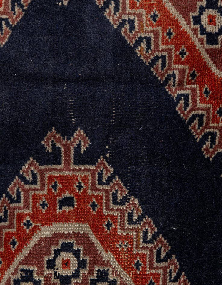 Detail image of  7' x 9' 11  Hand Knotted Bokhara Oriental Wool Rug