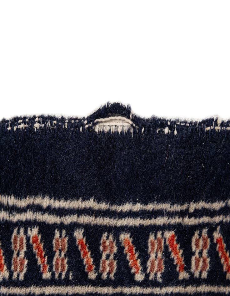 Detail image of  7' x 9' 11  Hand Knotted Bokhara Oriental Wool Rug