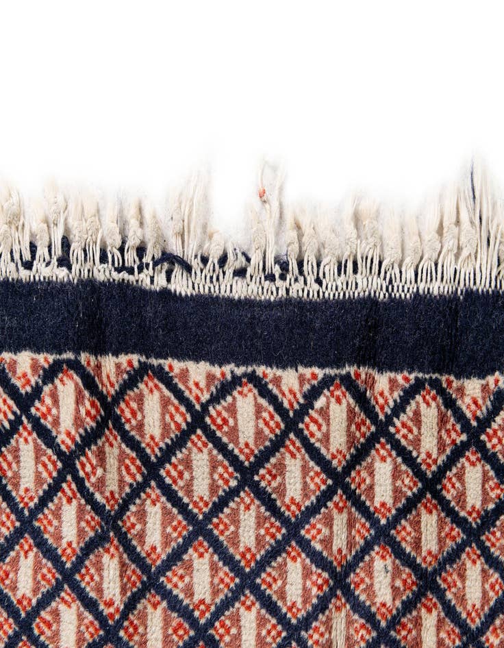 Detail image of  7' x 9' 11  Hand Knotted Bokhara Oriental Wool Rug