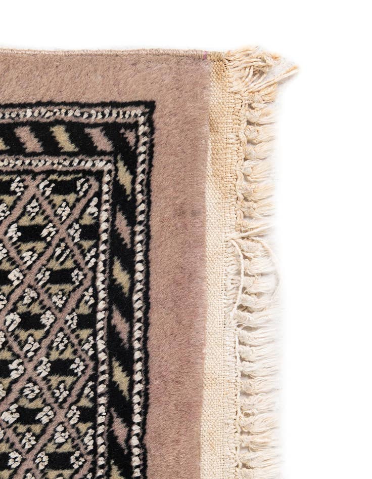 Detail image of  6' 5 x 8' 11  Hand Knotted Bokhara Oriental Rug