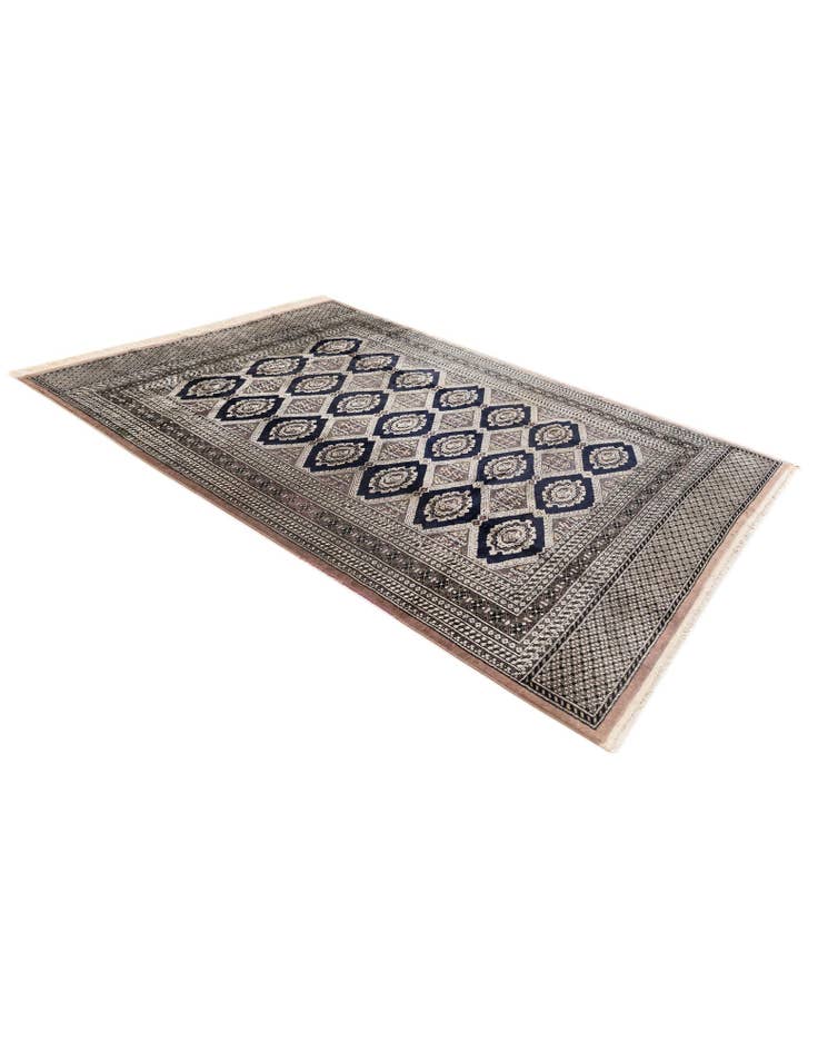 Detail image of  6' 5 x 8' 11  Hand Knotted Bokhara Oriental Rug