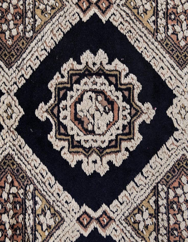 Detail image of  6' 5 x 8' 11  Hand Knotted Bokhara Oriental Rug