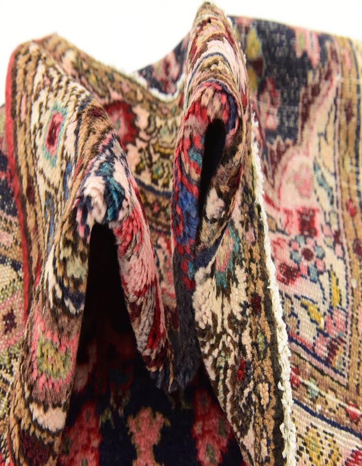 Detail image of  3' 3 x 6'  Hand Knotted Borchelu Persian Wool Rug