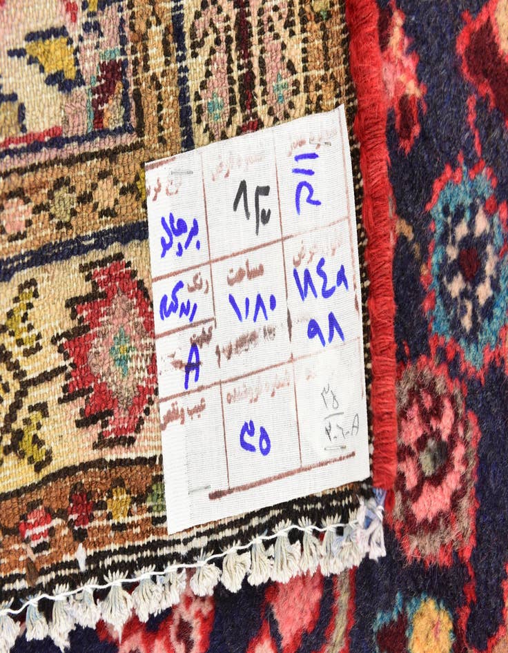 Detail image of  3' 3 x 6'  Hand Knotted Borchelu Persian Wool Rug