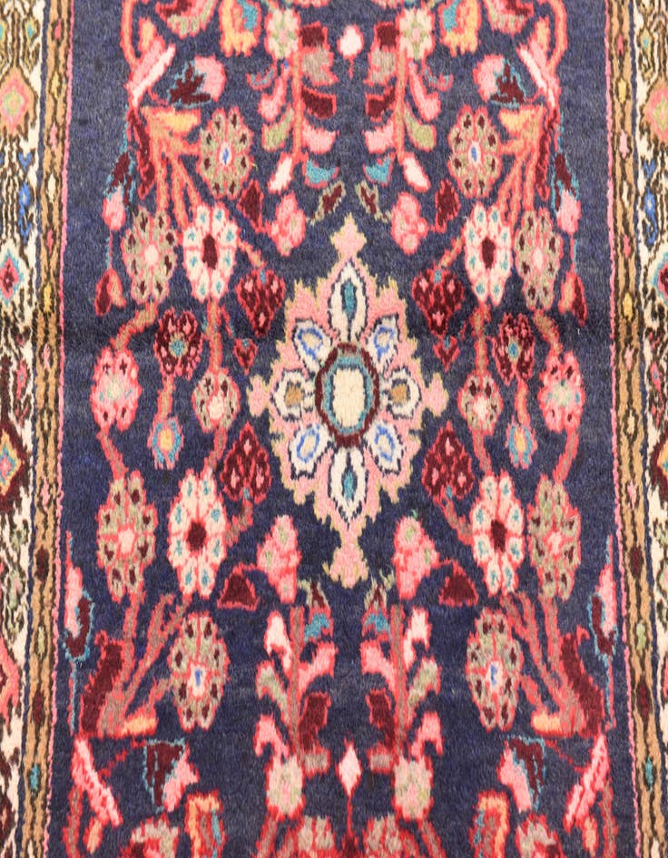 Detail image of  3' 3 x 6'  Hand Knotted Borchelu Persian Wool Rug