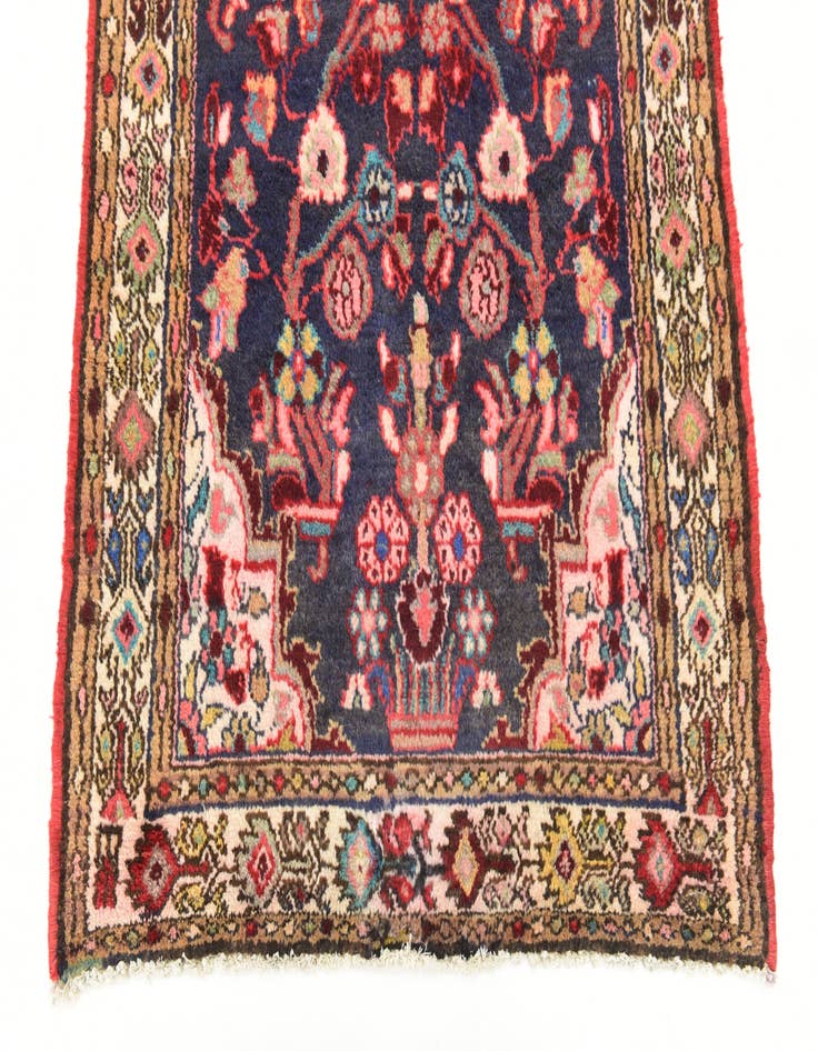 Detail image of  3' 3 x 6'  Hand Knotted Borchelu Persian Wool Rug