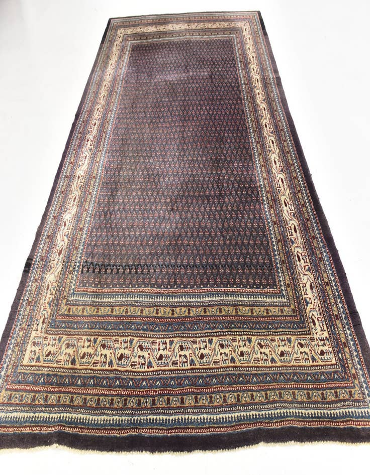 Detail image of  7' 2 x 10' 8  Hand Knotted Botemir Persian Wool Rug