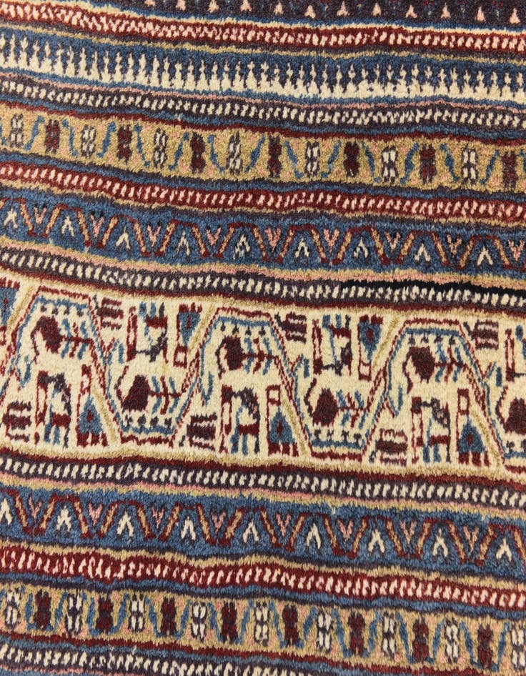 Detail image of  7' 2 x 10' 8  Hand Knotted Botemir Persian Wool Rug