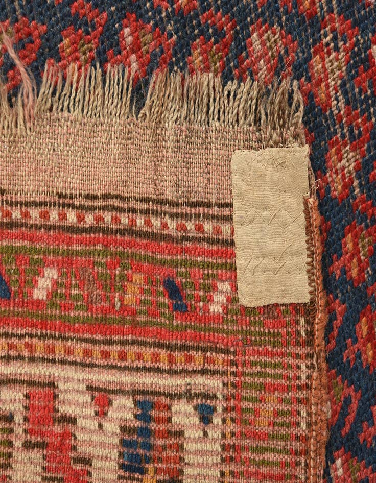 Detail image of  3' 5 x 4' 1  Hand Knotted Botemir Persian Wool Rug