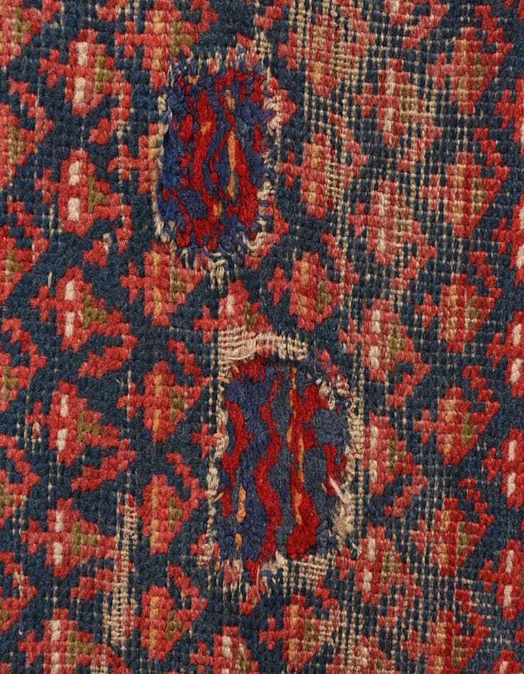 Detail image of  3' 5 x 4' 1  Hand Knotted Botemir Persian Wool Rug