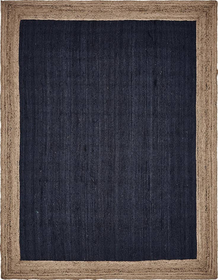 Detail image of  9' x 12' 2  Hand Braided Jute Rug