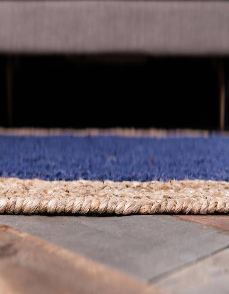 Detail image of  8' x 10'  Hand Braided Jute Rug