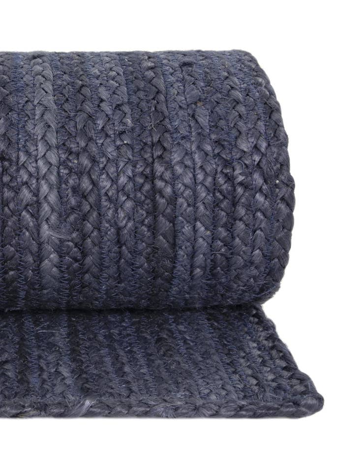 Detail image of  4' 1 x 6' 1  Hand Braided Jute Rug