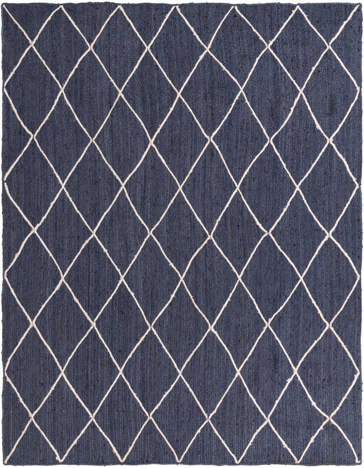 Detail image of  9' x 12' 2  Hand Braided Jute Rug