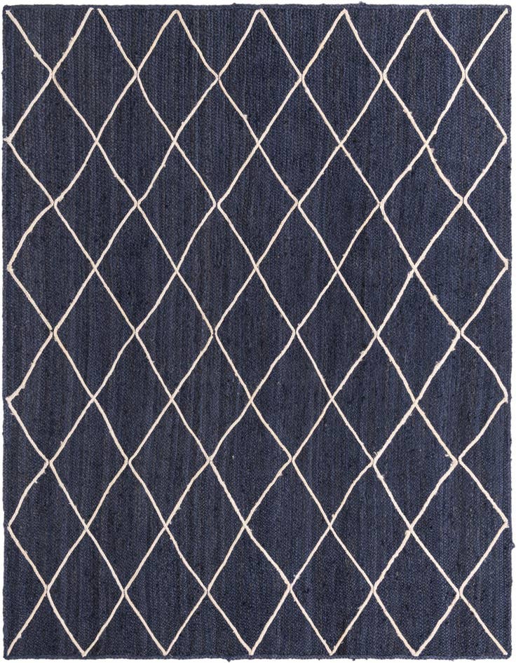 Detail image of 8' x 10' Handmade Braided Jute Rug