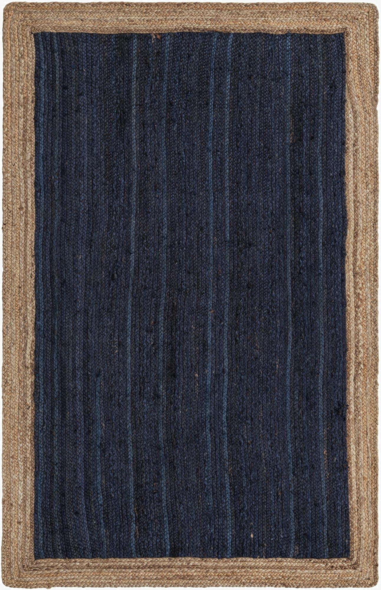  5' 1 x 8'  Hand Braided Jute Rug