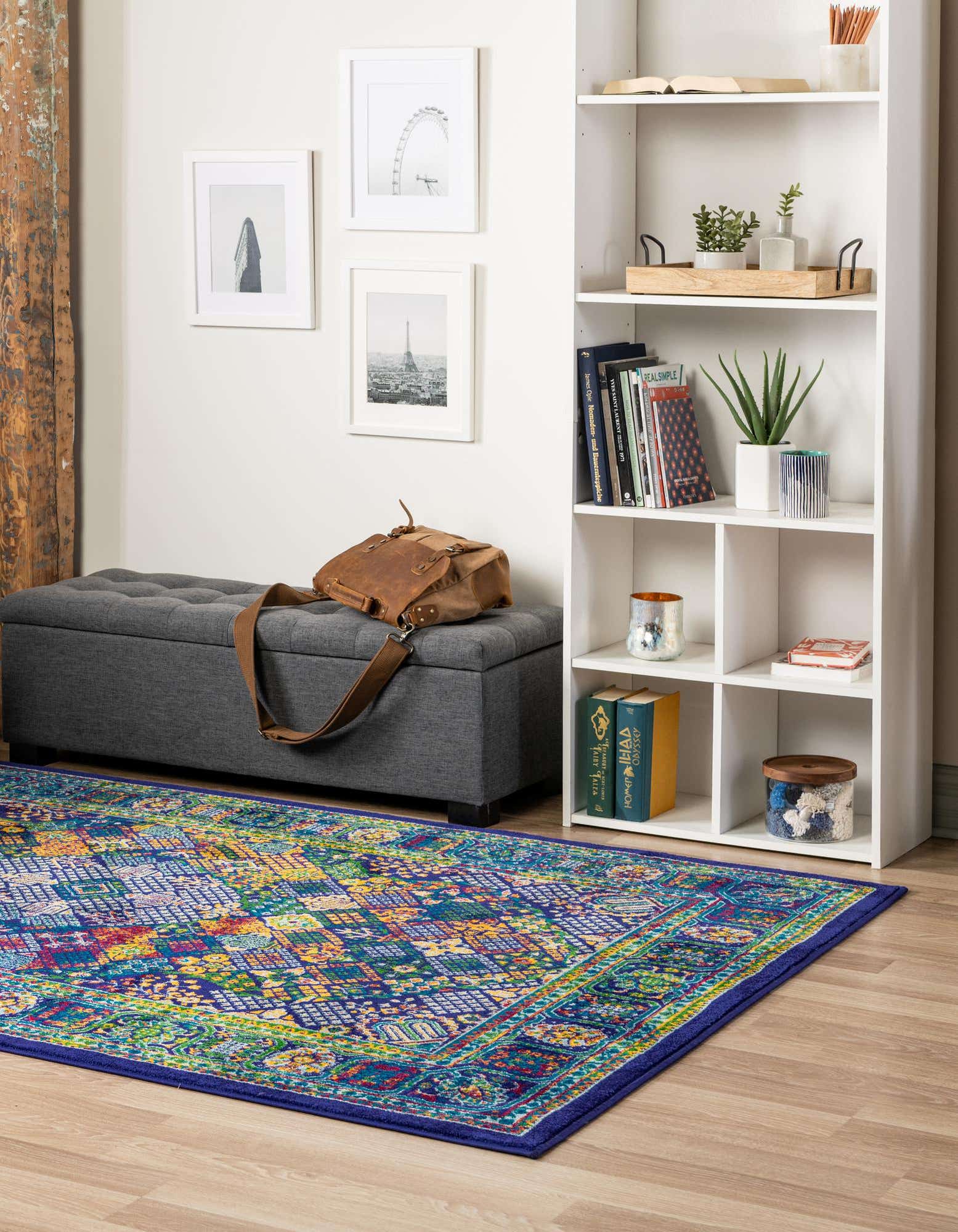 Navy Blue 7' 10 x 10' Calypso Rug | Rugs.com