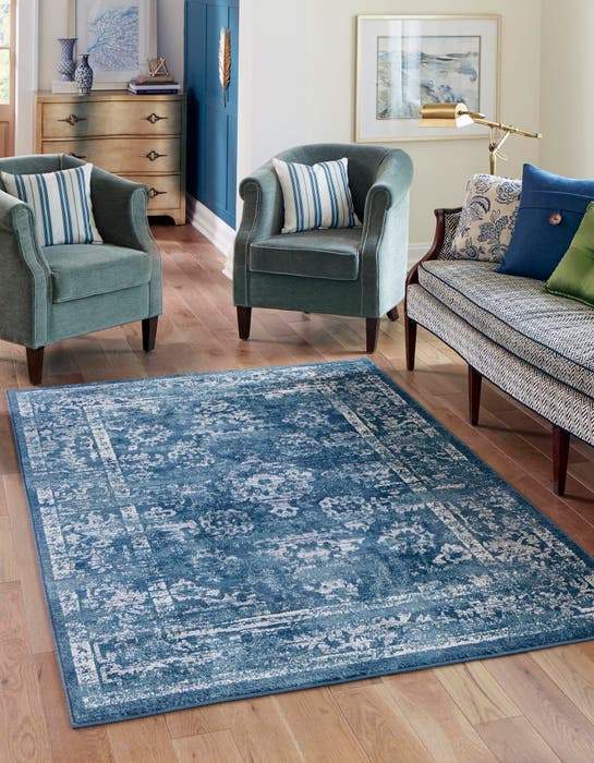 Ivory 5' x 5' Charleston Round Rug | Rugs.com