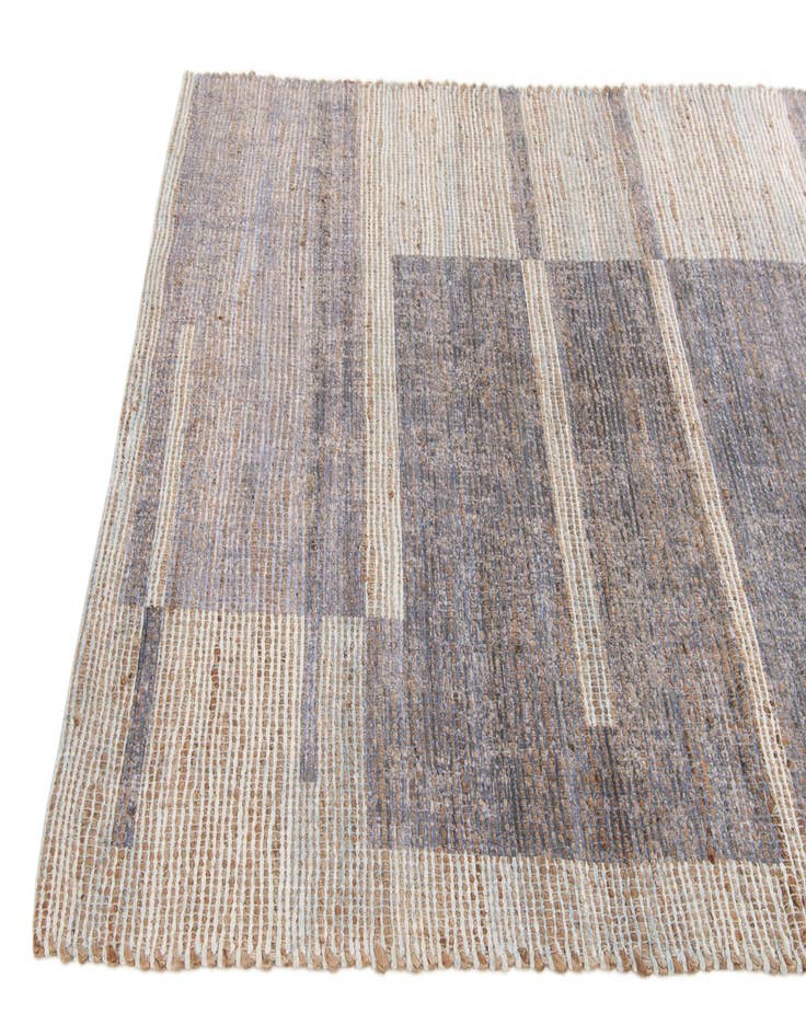 Detail image of  4' 1 x 6' Chenille Jute Rug