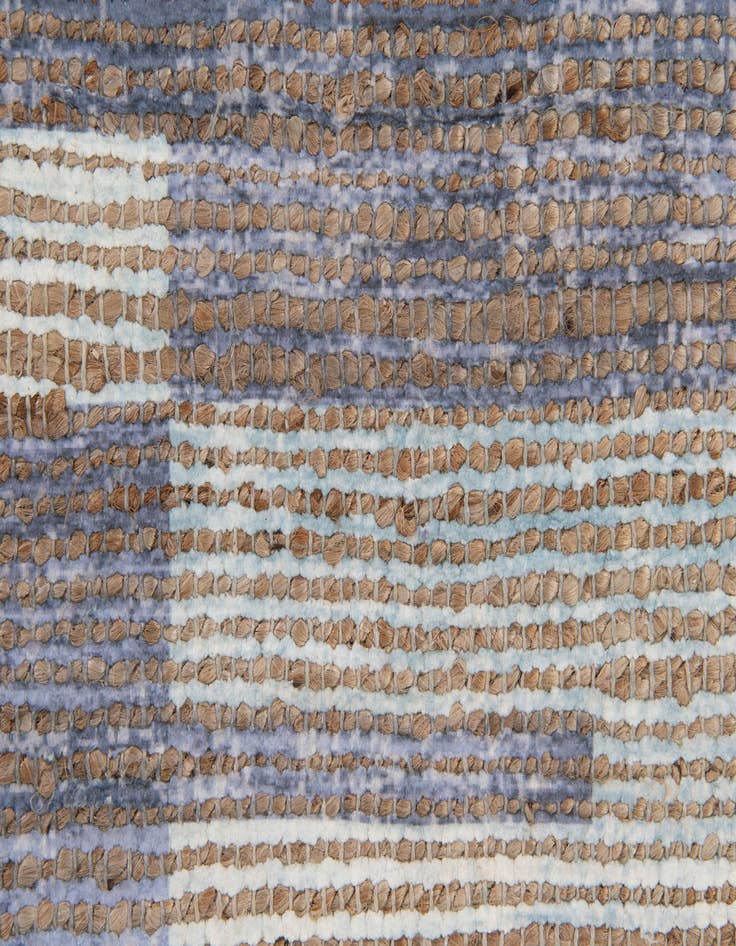 Detail image of  4' 1 x 6' Chenille Jute Rug