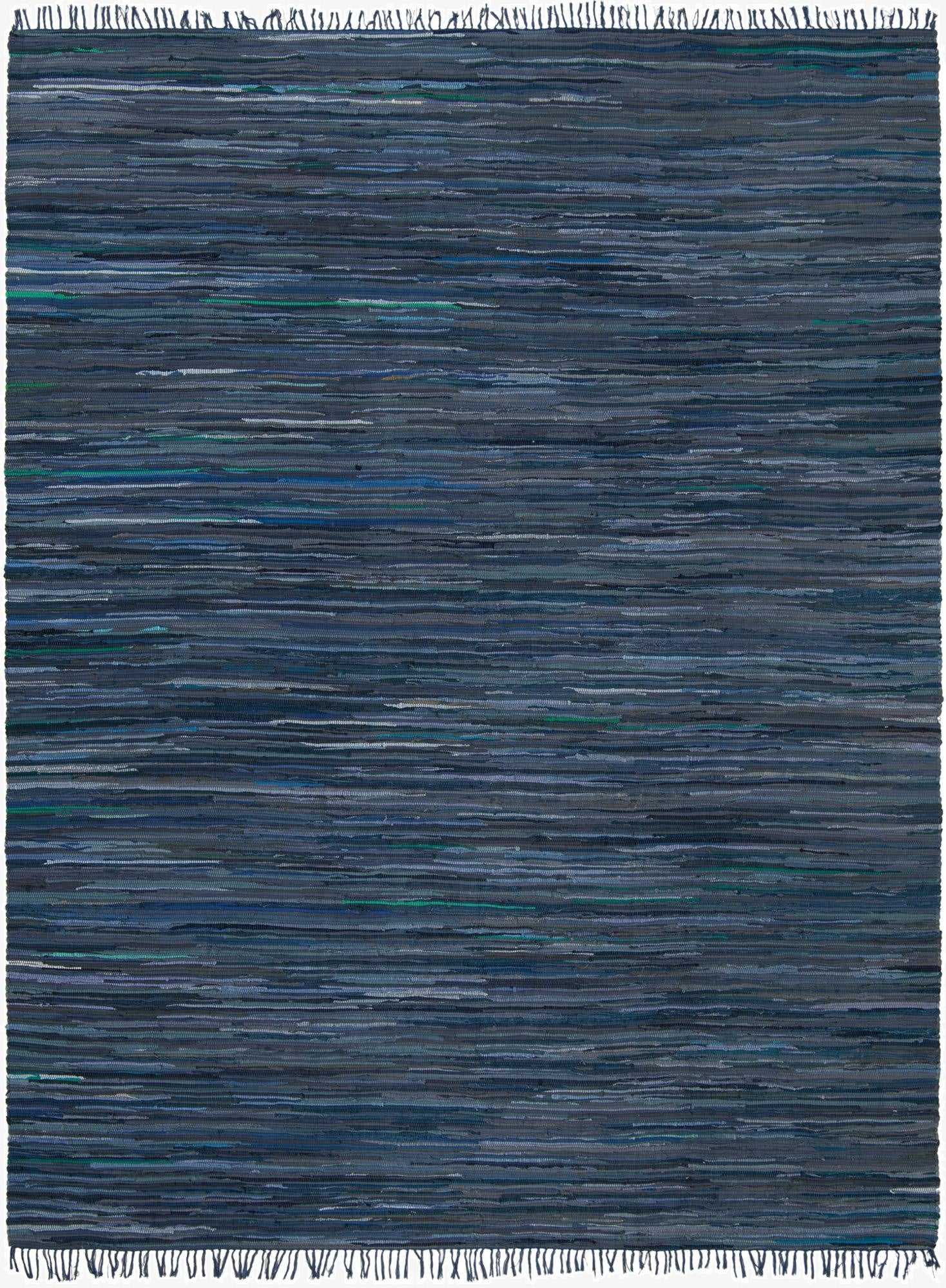  10' x 13' 1  Hand Woven Chindi Cotton Rug