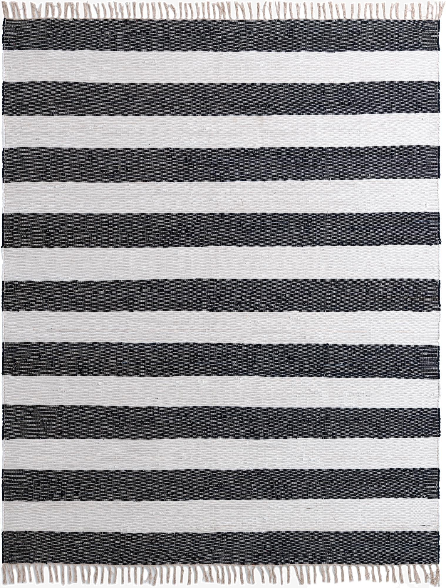  8' x 10'  Hand Woven Chindi Rag Rug