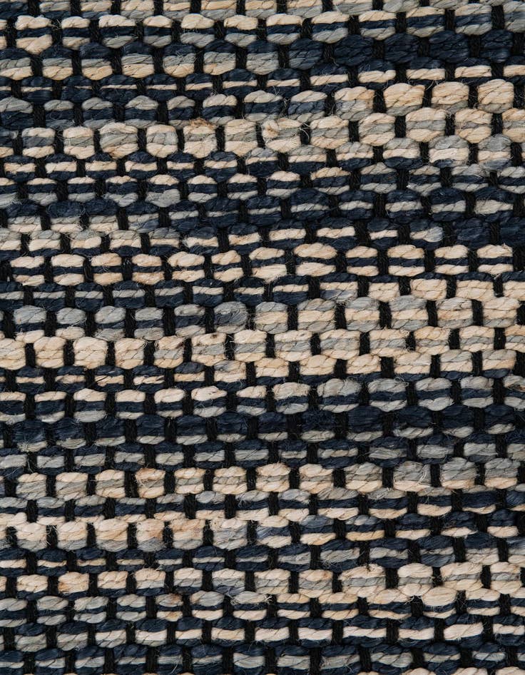 Detail image of 2' 3 x 4' Hand Woven Chunky Jute Rug