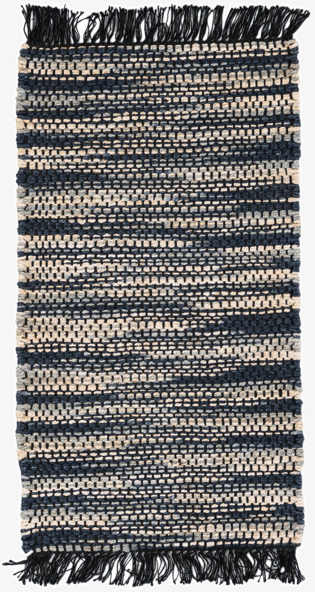  2' 3 x 4'  Hand Woven Chunky Jute Rug