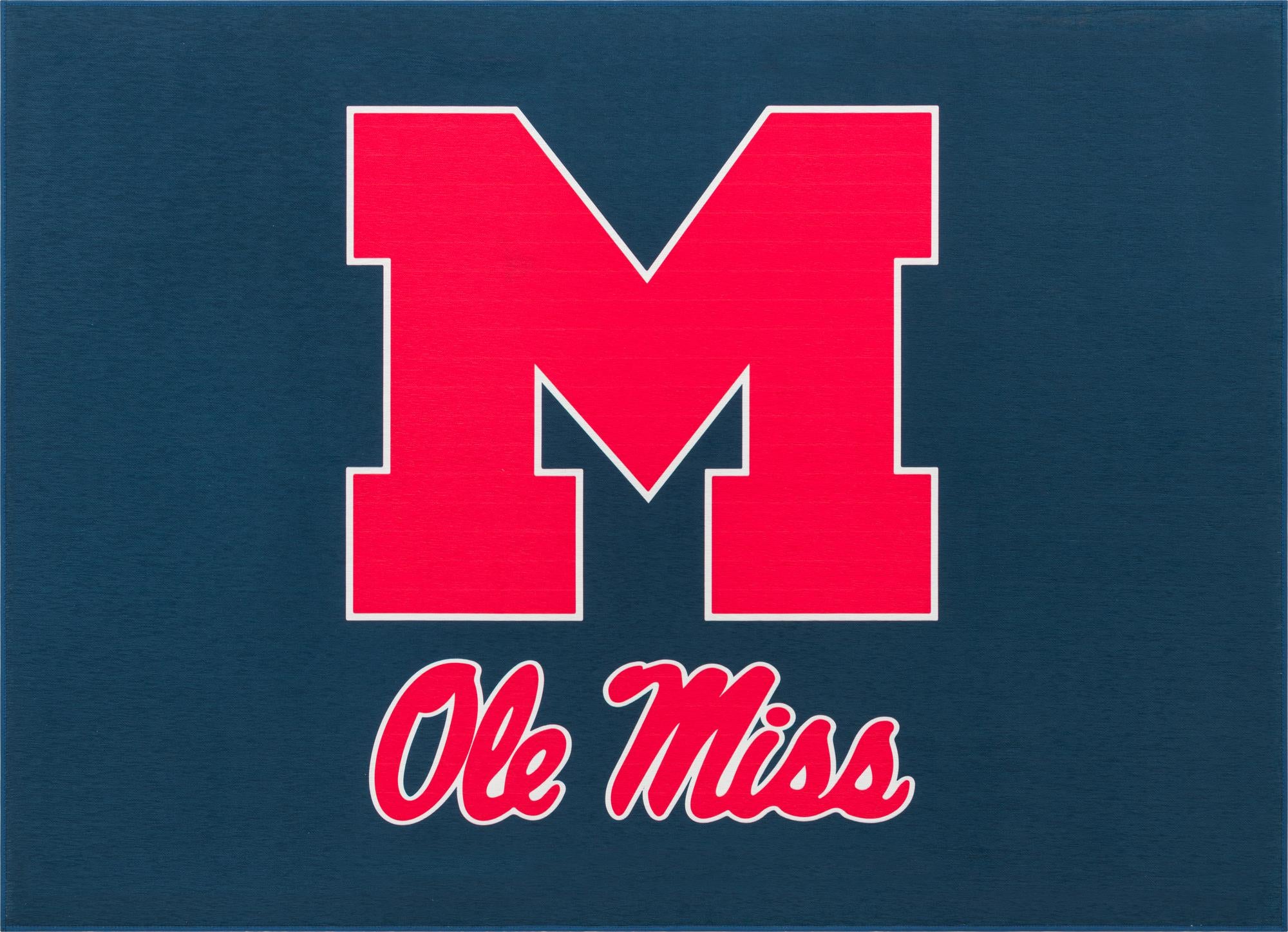 Navy Blue 5' x 7' College Collection Rug | Rugs.com