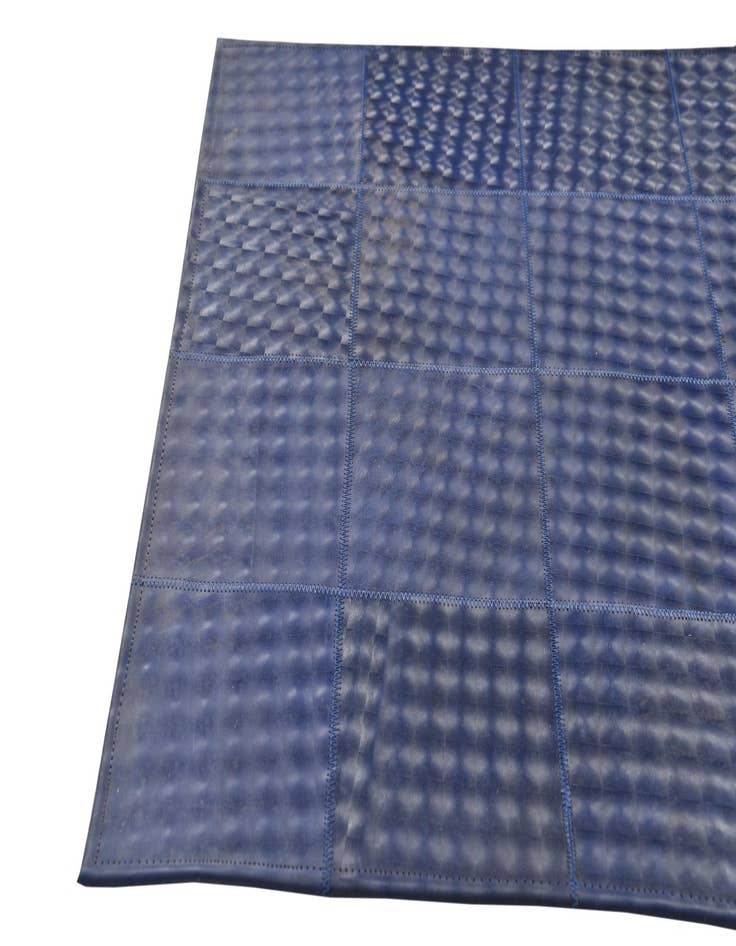 Detail image of  2' 1 x 3' 1 Cowhide Leather Rug