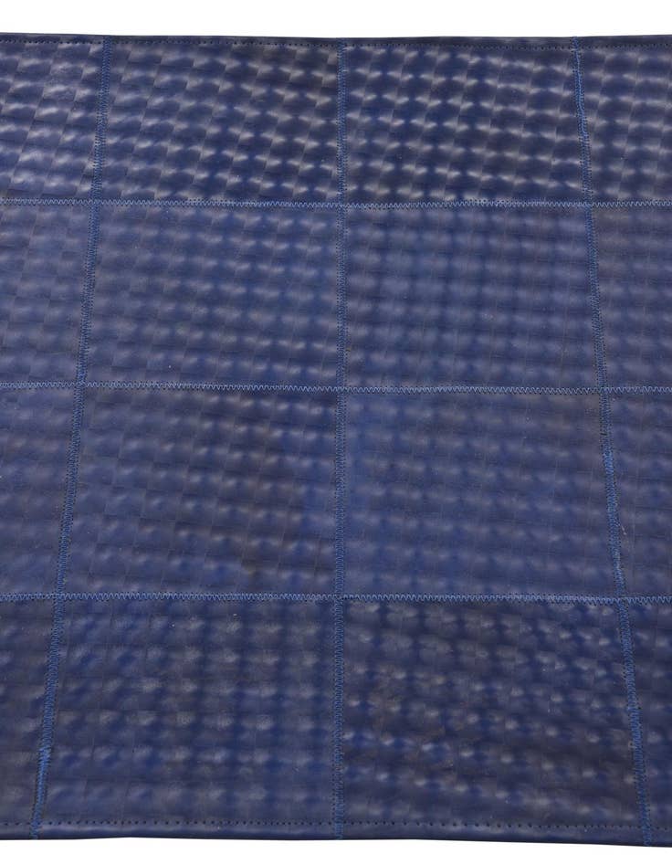 Detail image of  2' 1 x 3' 1 Cowhide Leather Rug