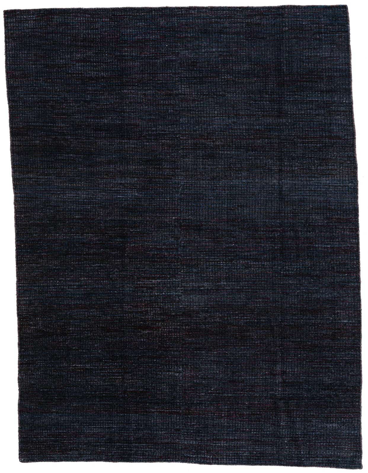 A 7x10 rectangular Darya rug by Rugs.com, featuring a textured modern pattern in deep blues, perfect for a living room.