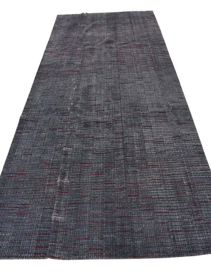 Detail image of  9' 10 x 12'  Hand Knotted Darya Wool Rug