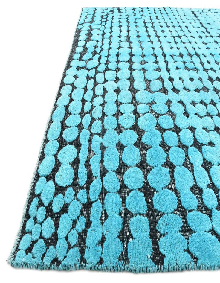 Detail image of  6' 6 x 10' 5  Hand Knotted Darya Wool Rug