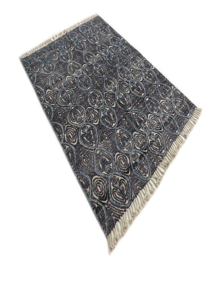 Detail image of  5' 8 x 7' 7  Hand Knotted Darya Wool Rug