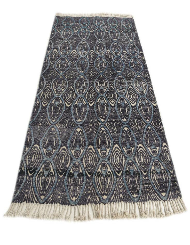 Detail image of  5' 8 x 7' 7  Hand Knotted Darya Wool Rug