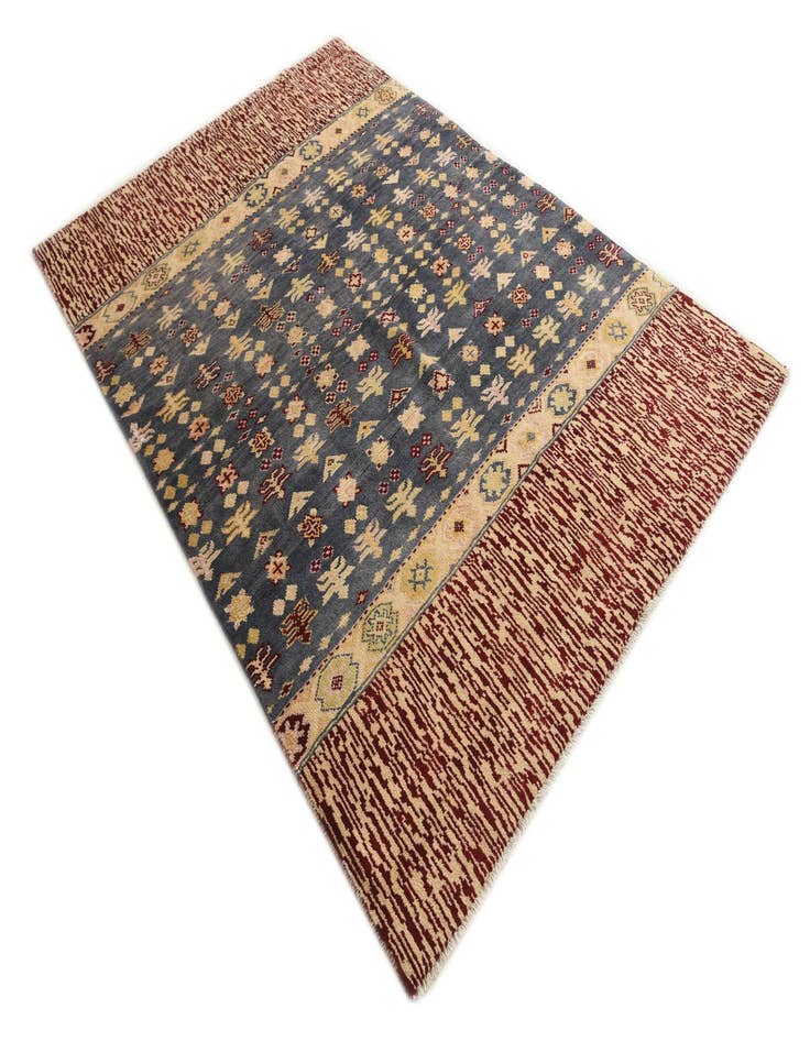 Detail image of  5' 6 x 8' 3  Hand Knotted Darya Rug