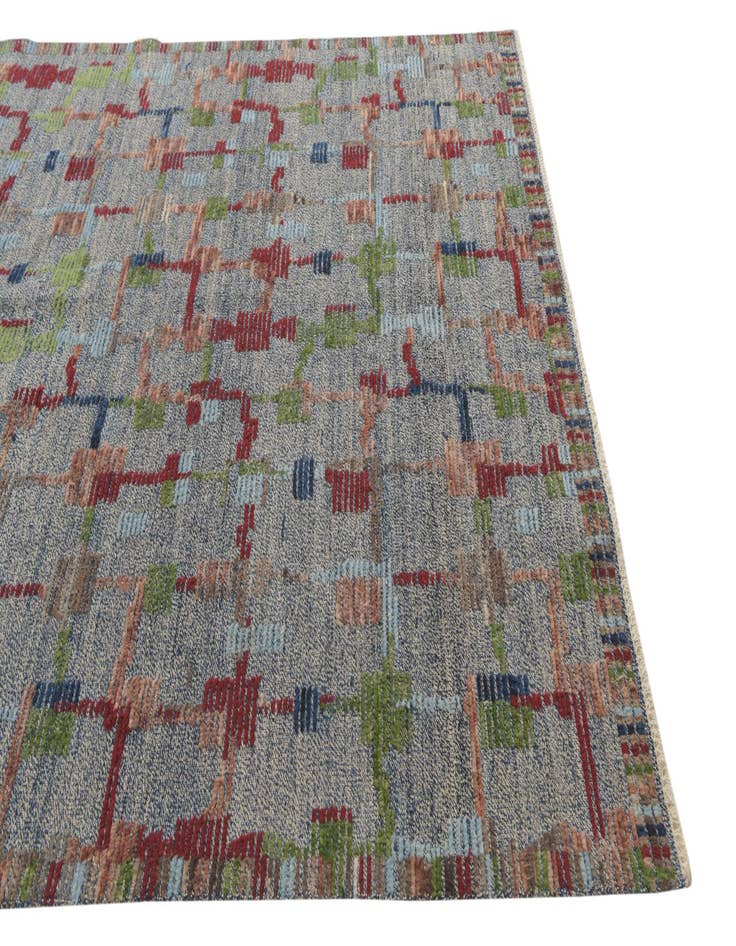 Detail image of  6' 5 x 9' 8  Hand Knotted Darya Wool Rug