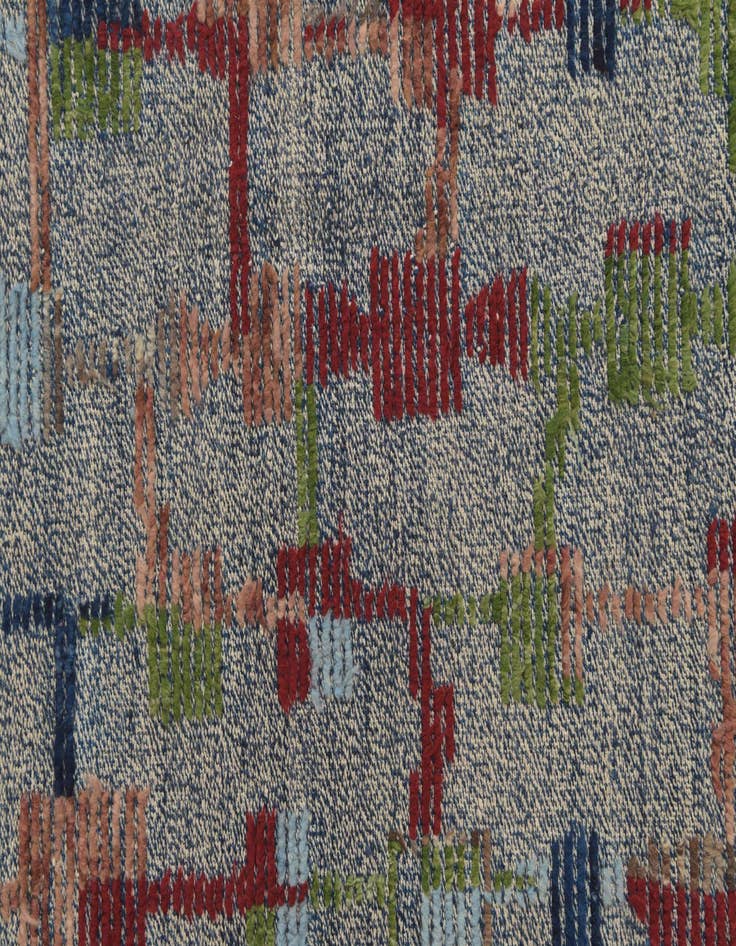 Detail image of  6' 5 x 9' 8  Hand Knotted Darya Wool Rug