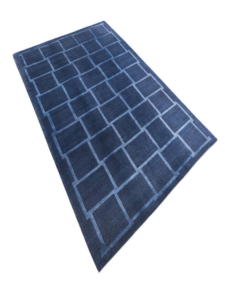 Detail image of  5' 9 x 7' 10  Hand Knotted Darya Wool Rug